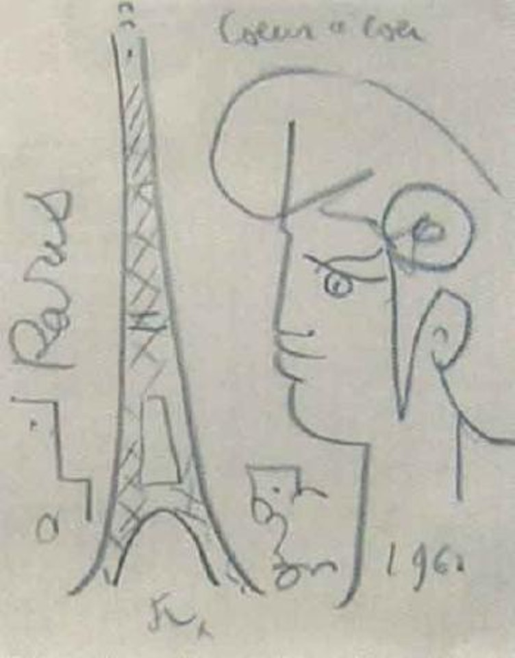 Paris, coeur a coeur by Jean Cocteau