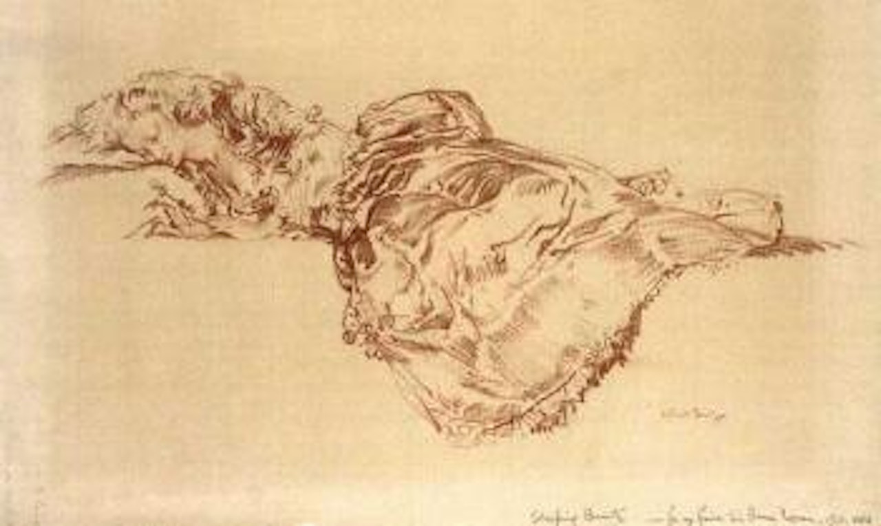 Sleeping beauty by William Russell Flint