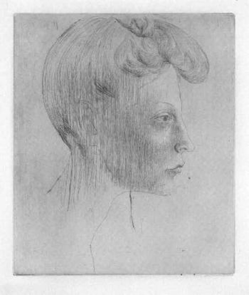 Tete de femme de profil by Pablo Picasso