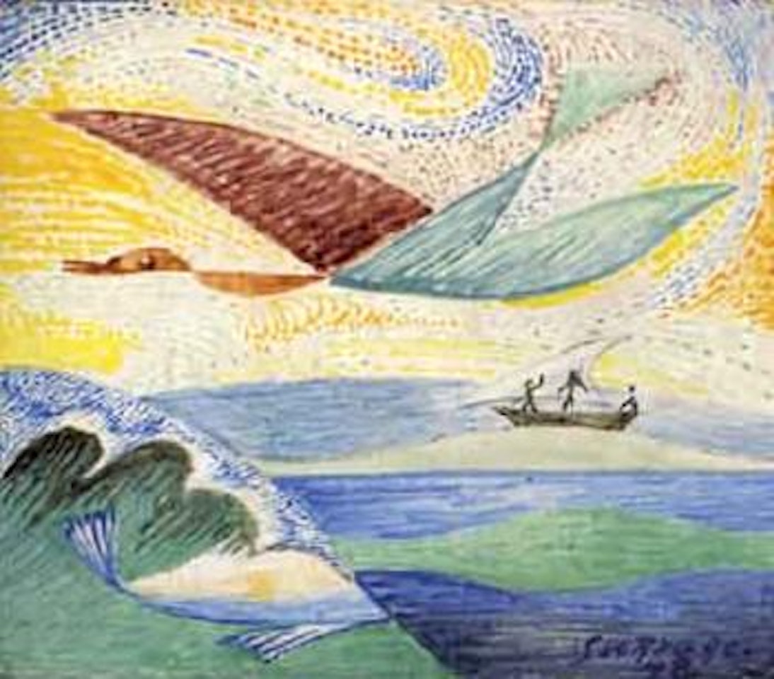 Composition a l'oiseau by Leopold Survage