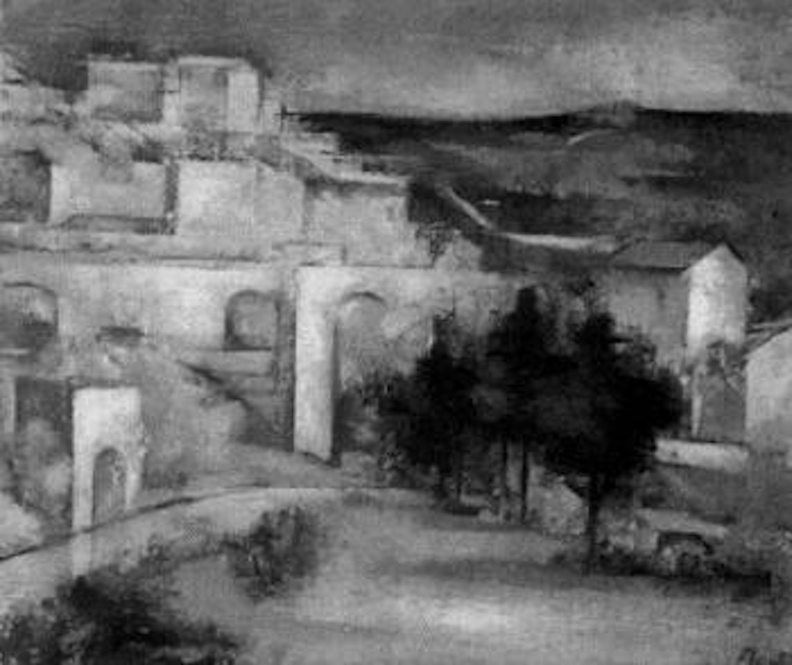 Middle Eastern street scene by French School