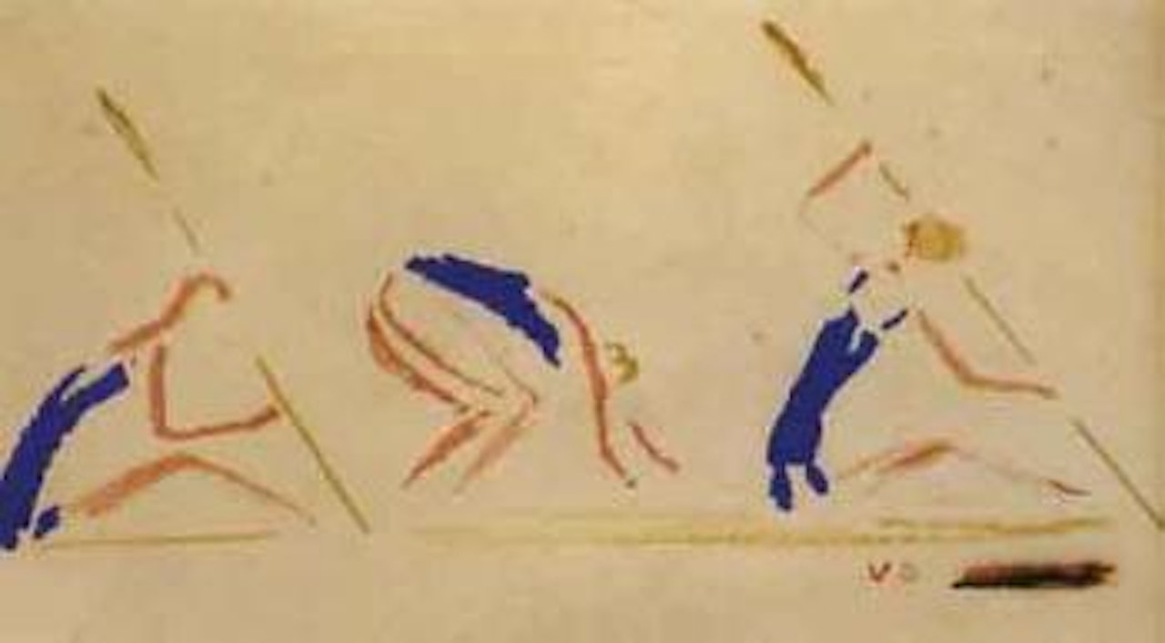 Les rameurs by Kees van Dongen