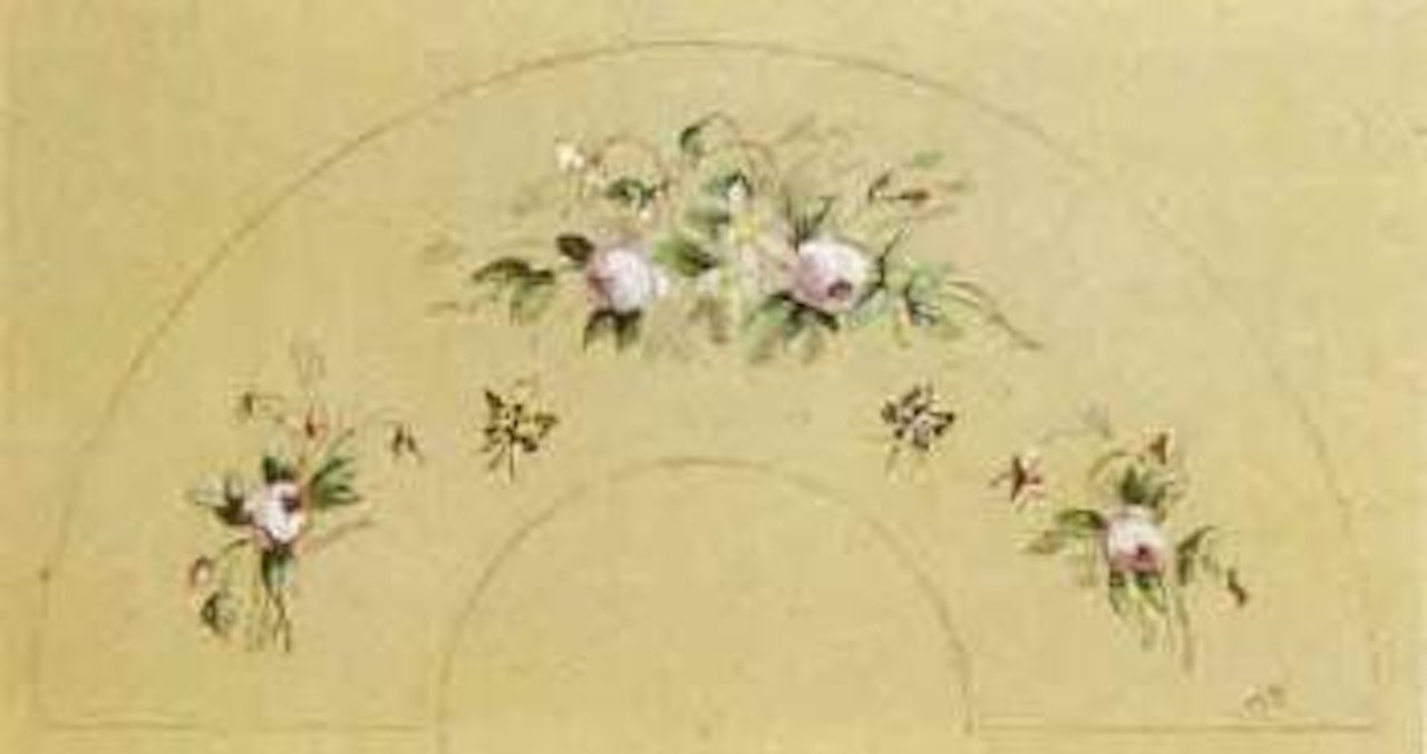 Projet d'eventail by Camille Pissarro