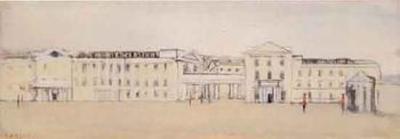 London barracks by Willy Guggenheim Varlin