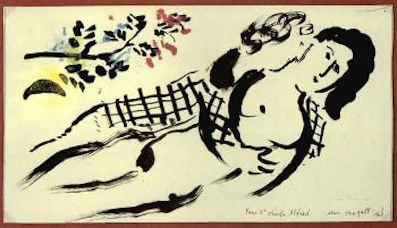 Couple d'amoureux by Marc Chagall