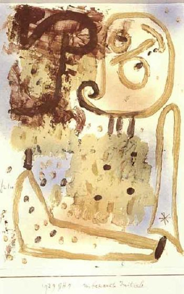 Unknown initial by Paul Klee