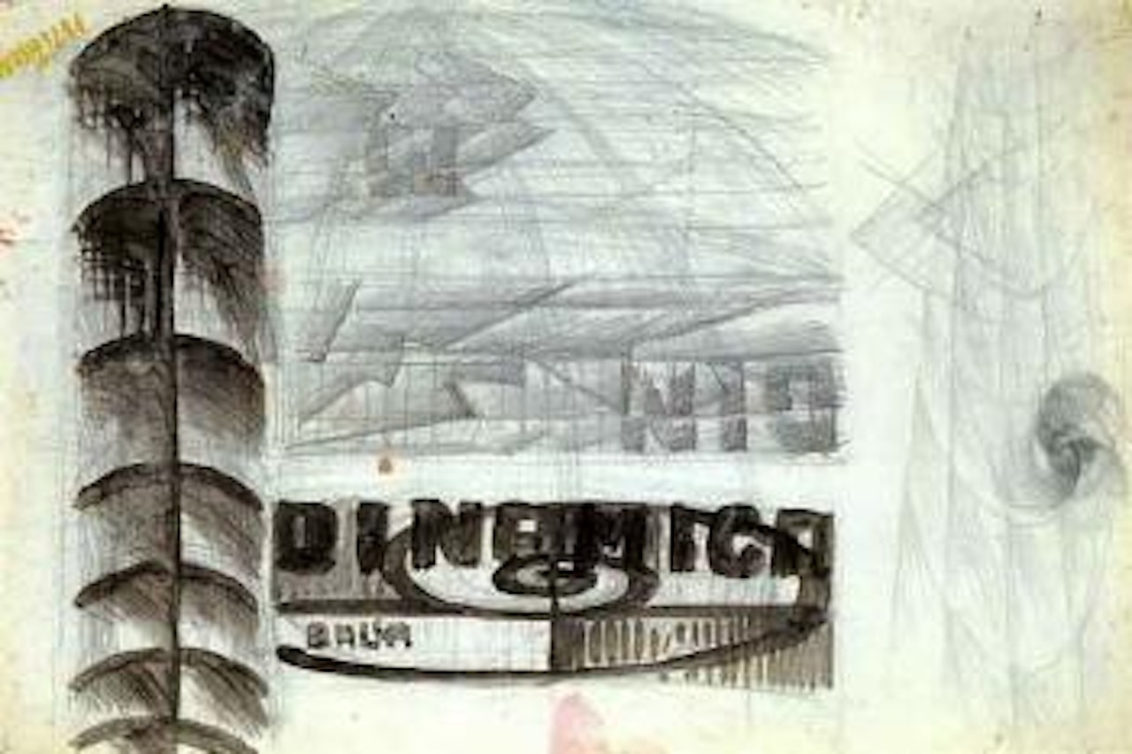 Study for magazine cover by Giacomo Balla