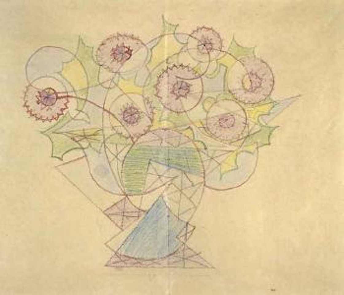 Futuristic flowers by Giacomo Balla