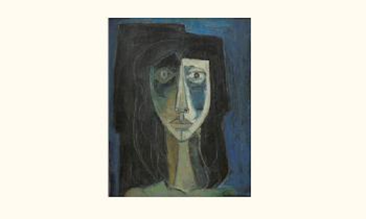 Portrait de femme by Oswaldo Guayasamin