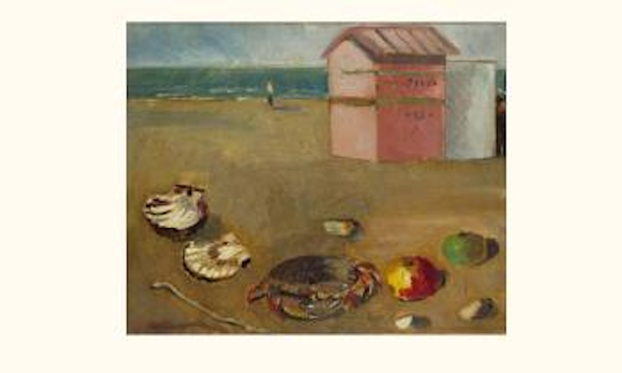 Marine still life by Filippo de Pisis