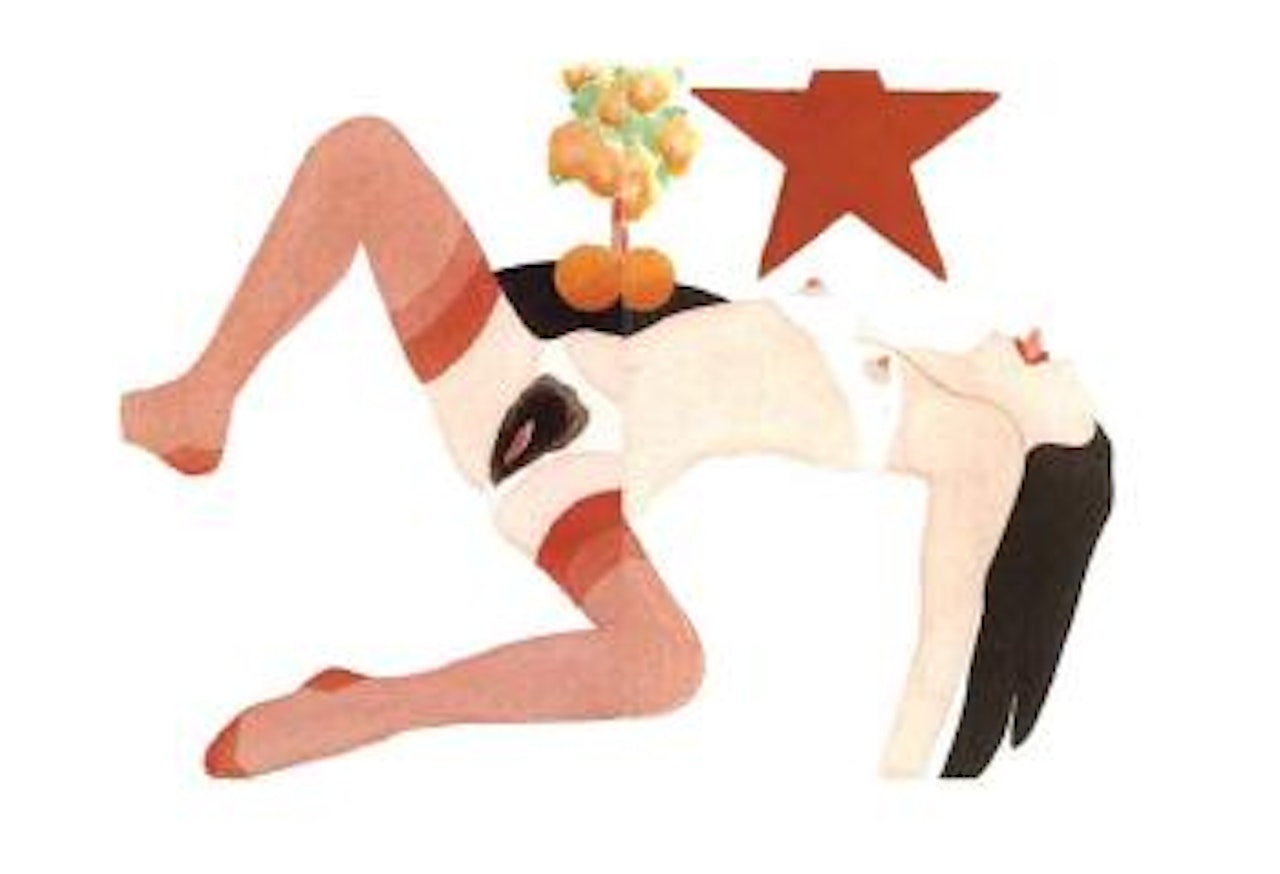 Embossed nude no.3, variation no.5 by Tom Wesselmann