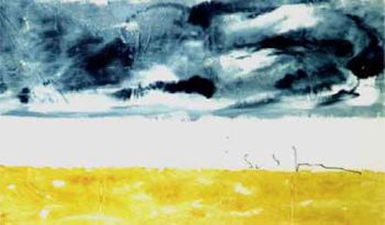 Anaemic landscape by Mario Schifano
