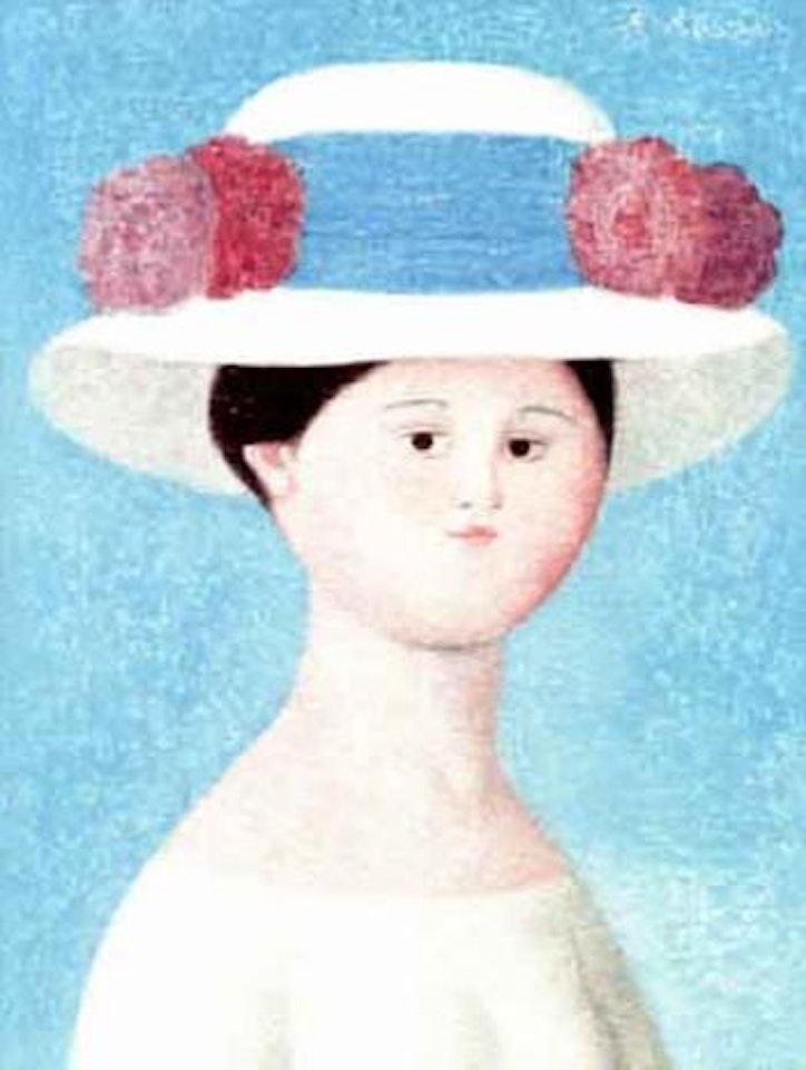 Girl with white hat by Antonio Bueno