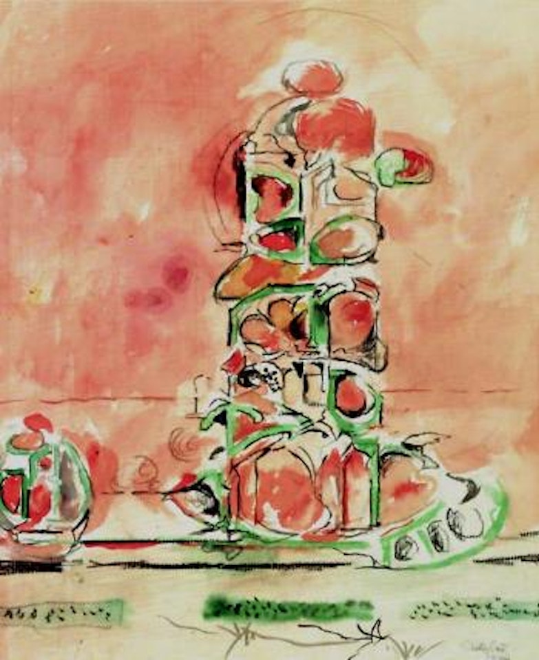 Stone tower by Graham Sutherland