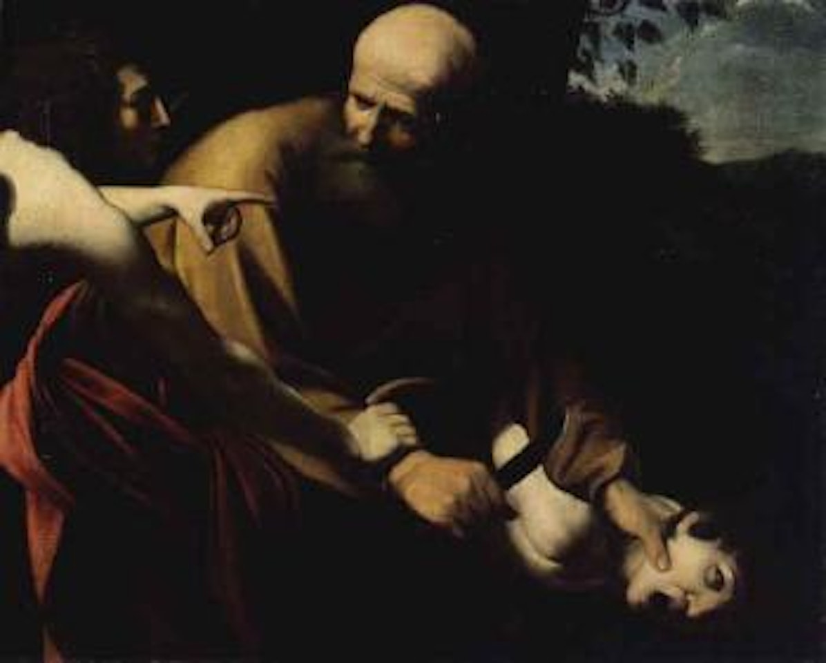 Isaac's sacrifice by Caravaggio