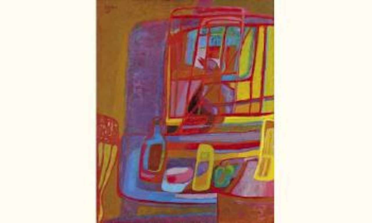 Nature morte a la cage by Maurice Esteve