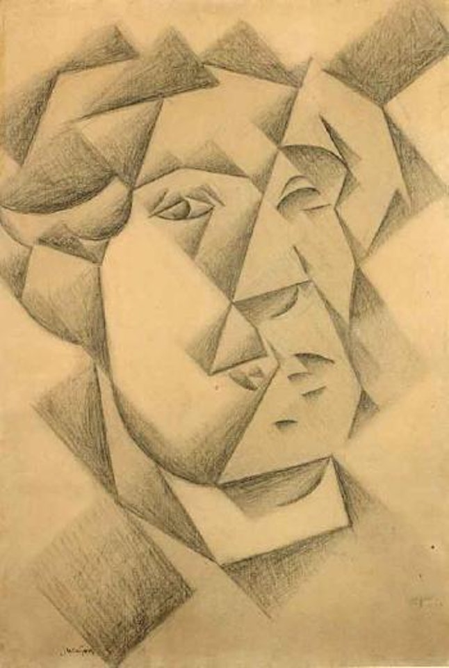 Auto-portrait by Juan Gris