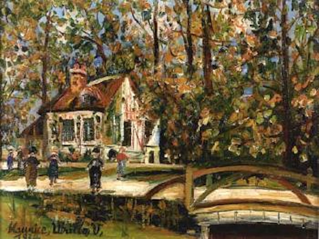 Versailles, le boudoir by Maurice Utrillo