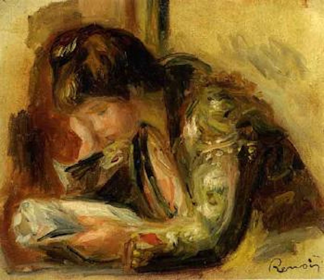 L'espagnole lisant by Pierre-Auguste Renoir