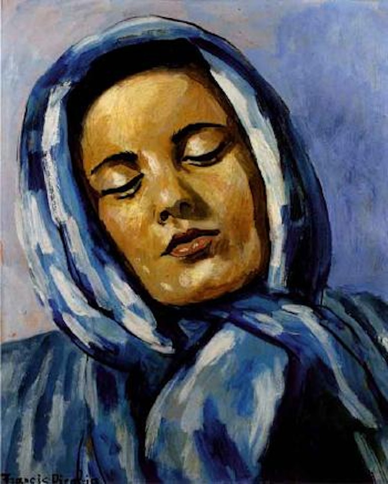 Femme au foulard bleu by Francis Picabia
