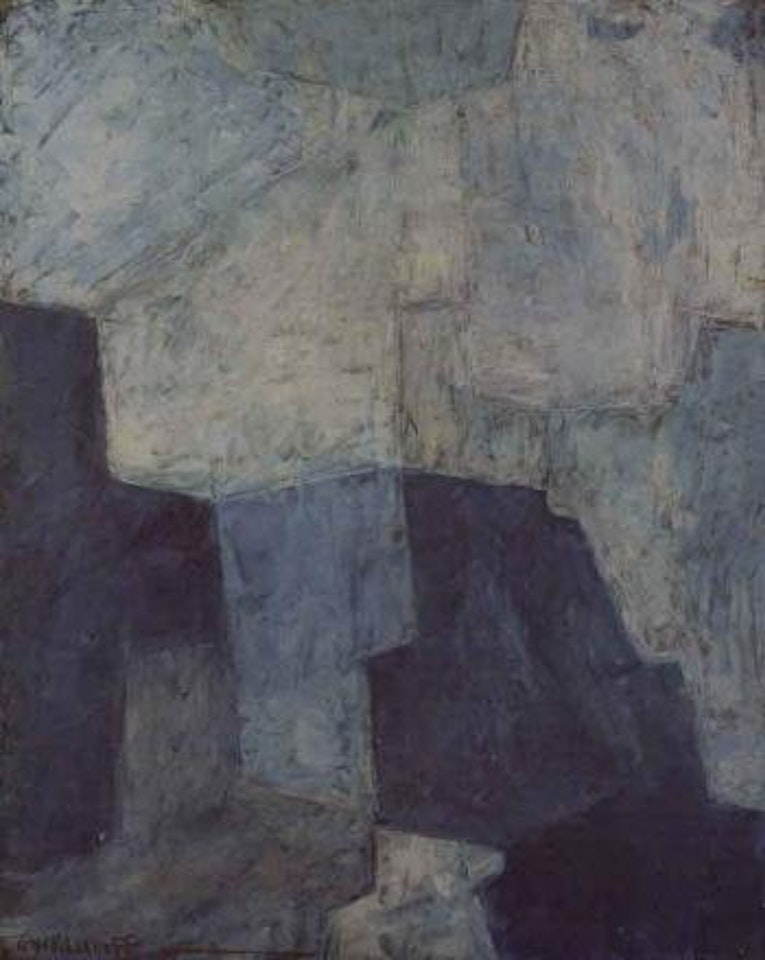 Bleu et gris bleu by Serge Poliakoff