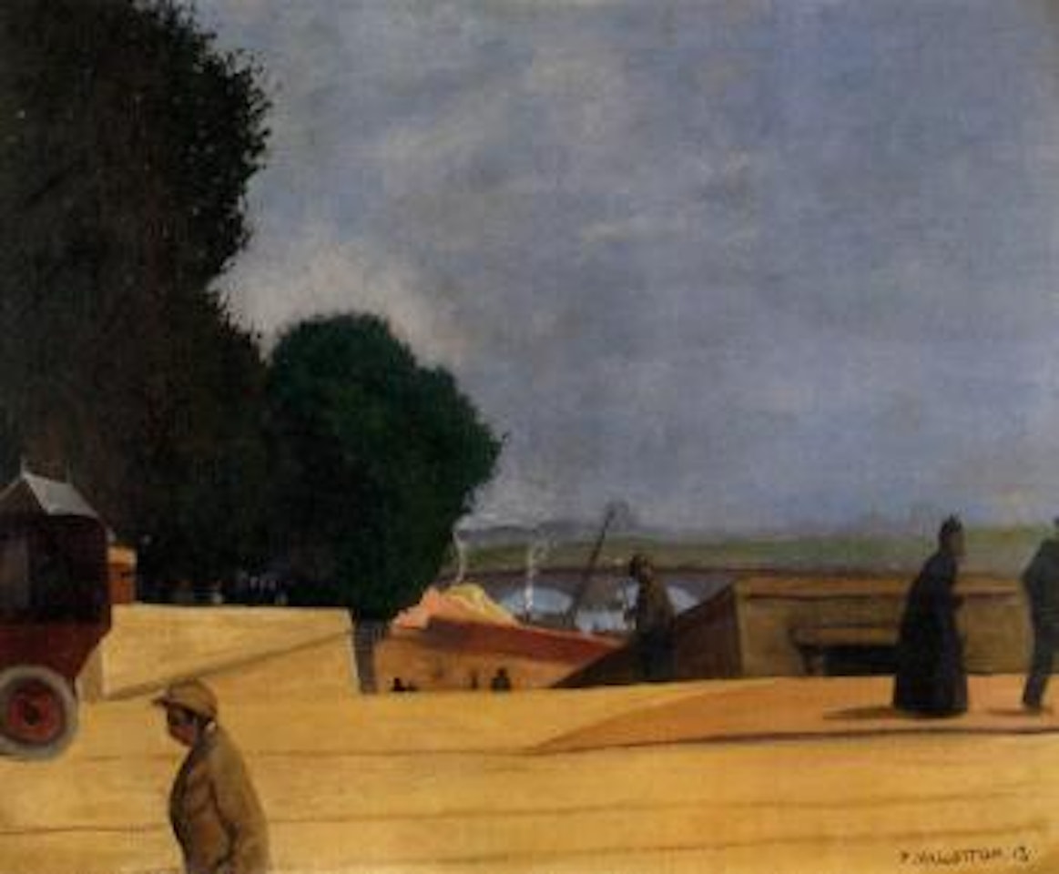 L'entree du port de l'Alma by Félix Vallotton