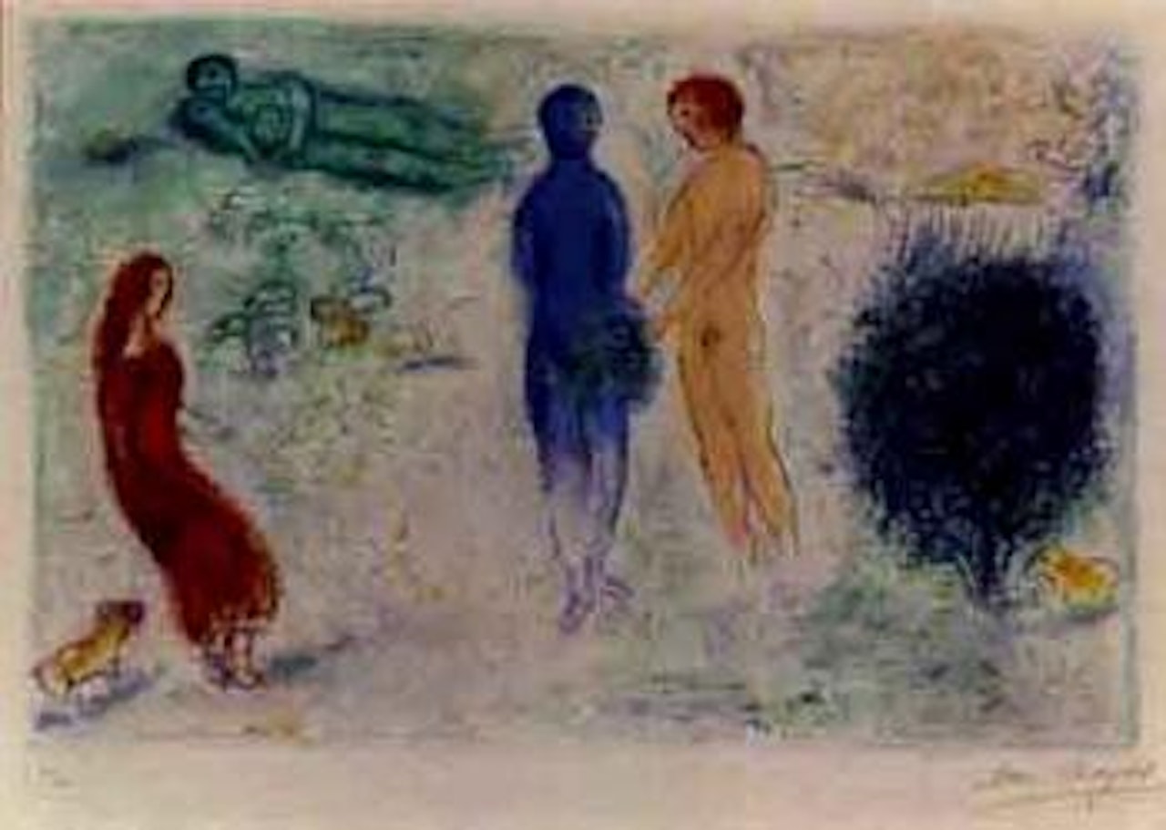 Daphnis and Chloe, Chloe's judgement by Marc Chagall