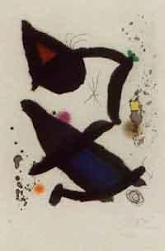Le roi David by Joan Miró