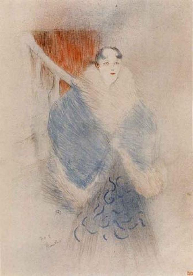 Elsa, dite a viennoise by Henri de Toulouse-Lautrec