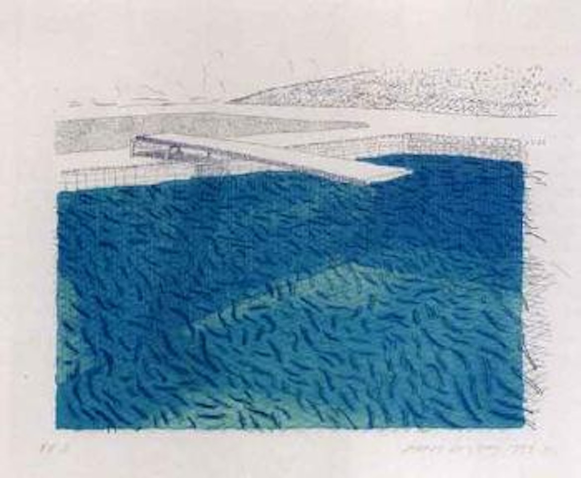 Swimming pool by David Hockney
