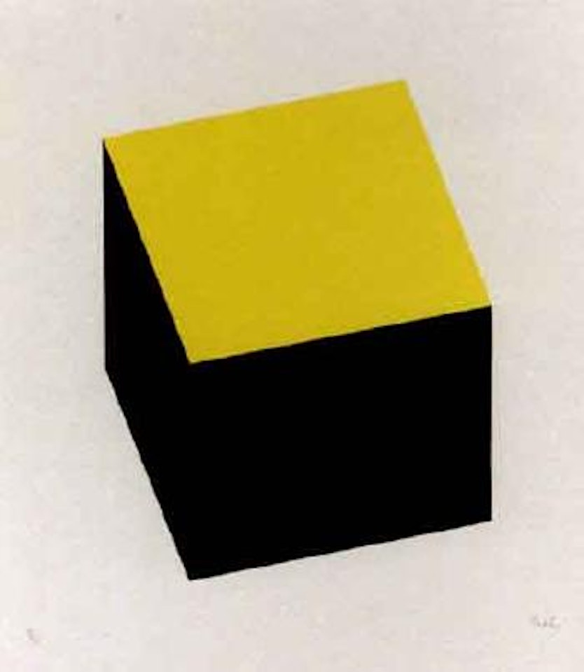 Yellow and black by Ellsworth Kelly