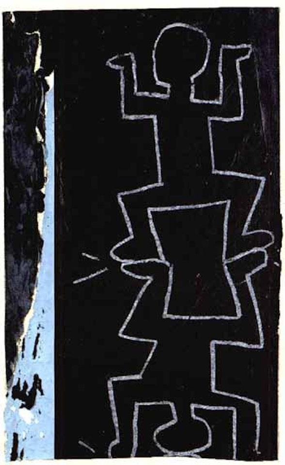 Historic document of street by Keith Haring