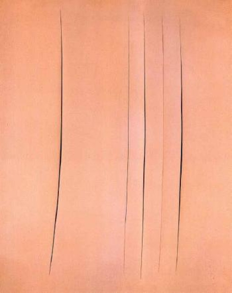 Spatial concept by Lucio Fontana