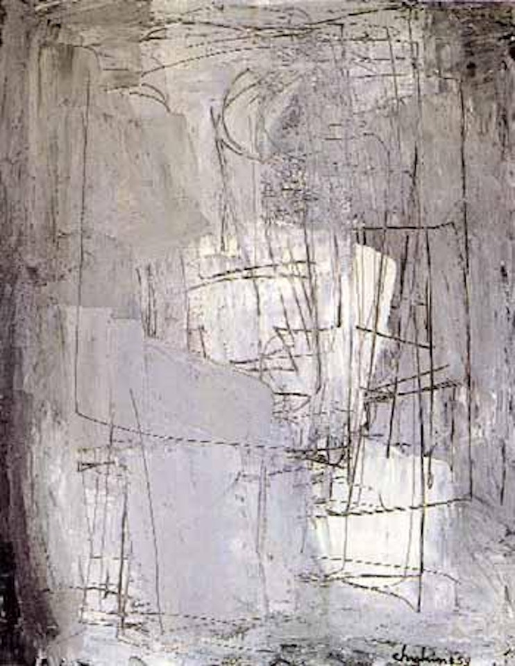 White figures by Alfredo Chighine