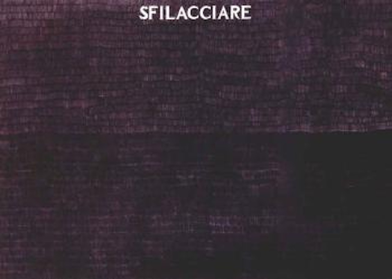 Sfilacciare by Alighiero Boetti
