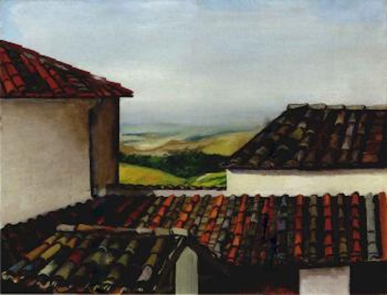 Convent in Riano, Italy by Renato Guttuso