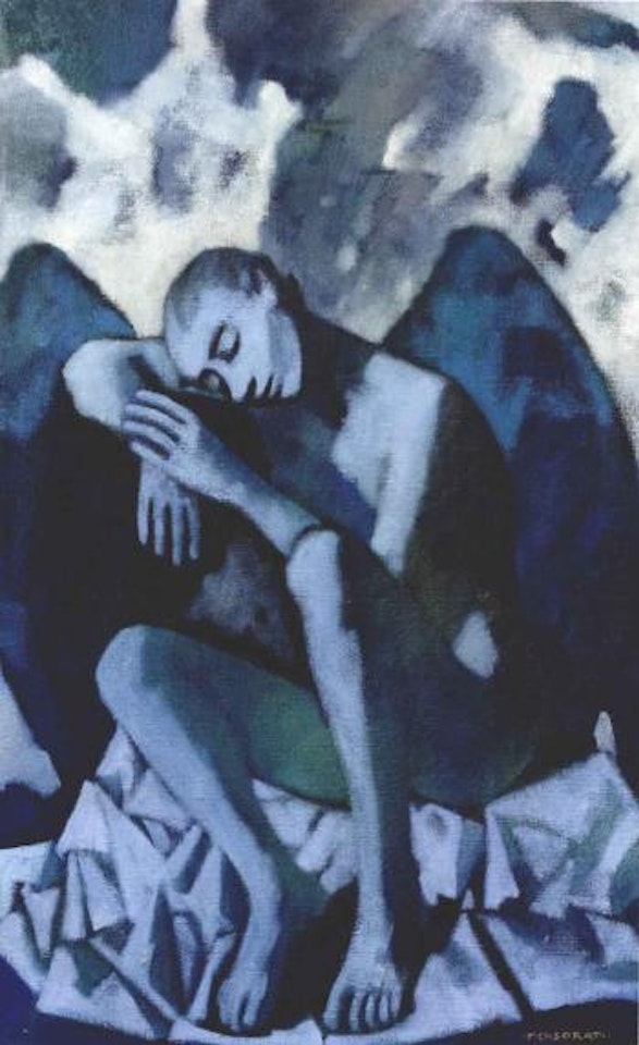 Angel of the night by Felice Casorati