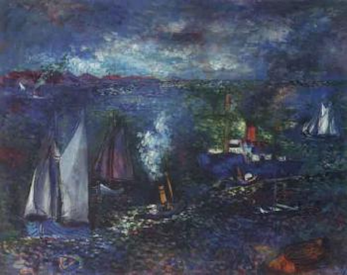 Paysage cotier by Jean Dufy