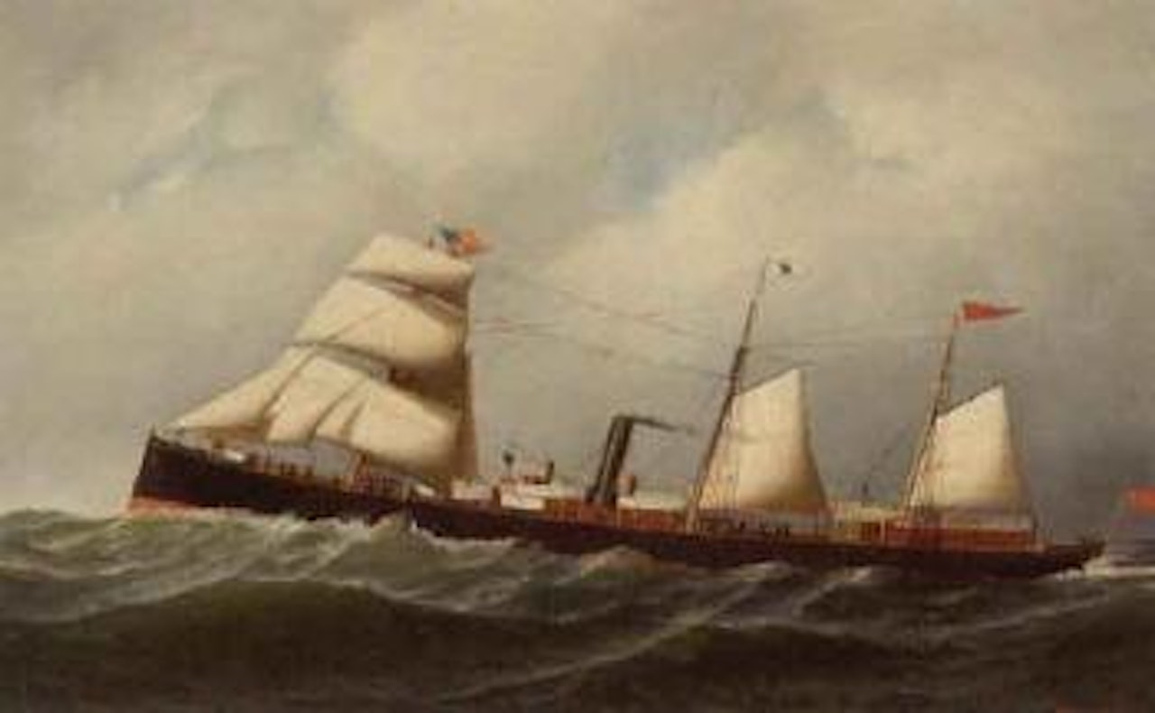 Steamship Athens by Antonio Jacobsen