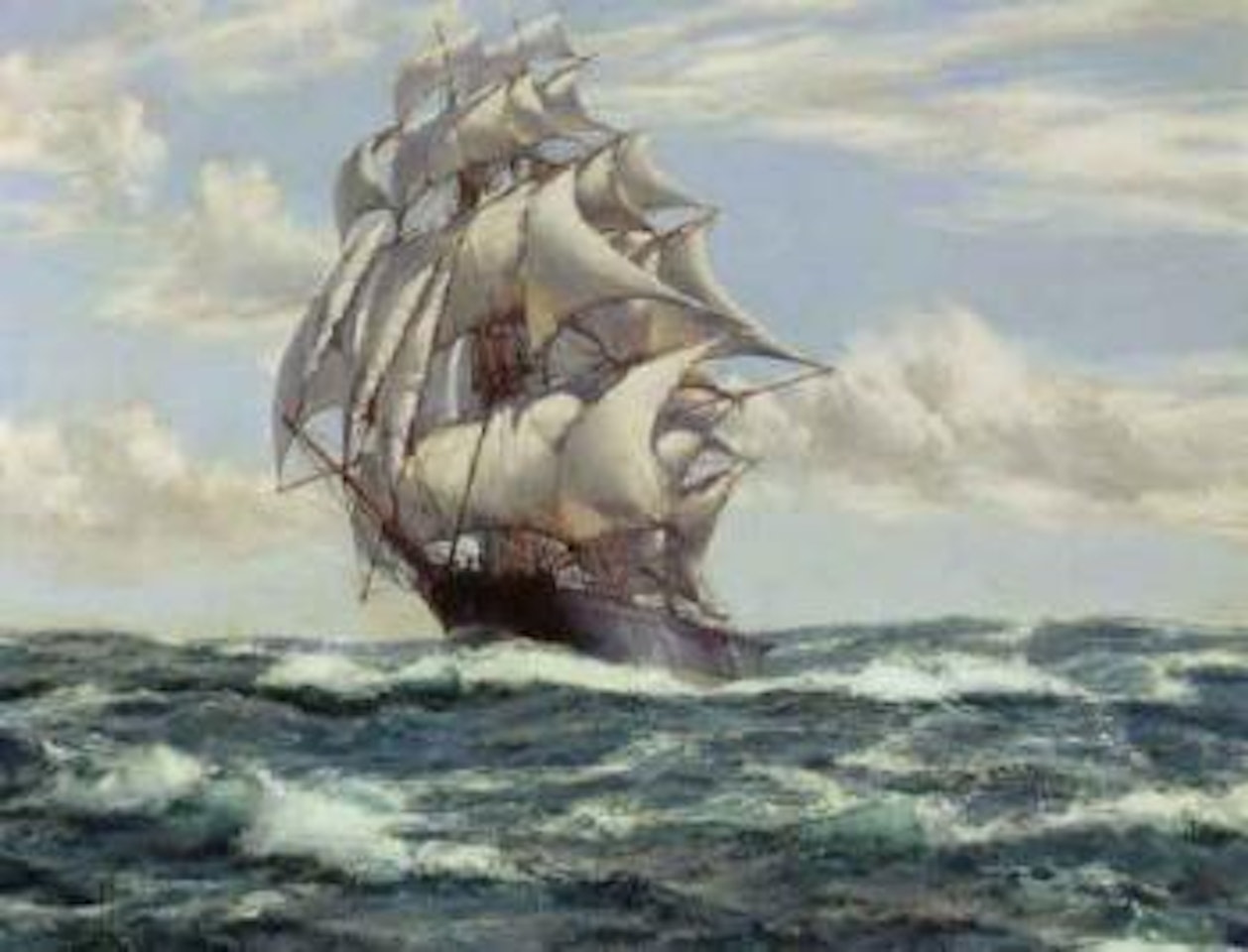 Flying Fish by Montague Dawson