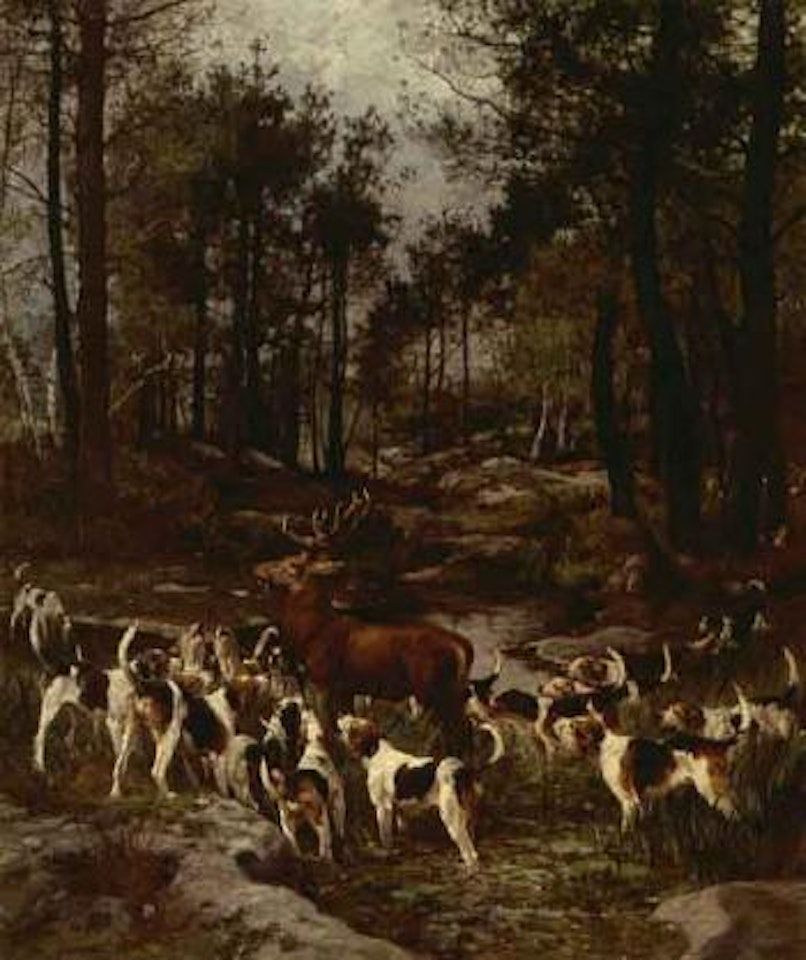 Deer hunt by Olivier de Penne