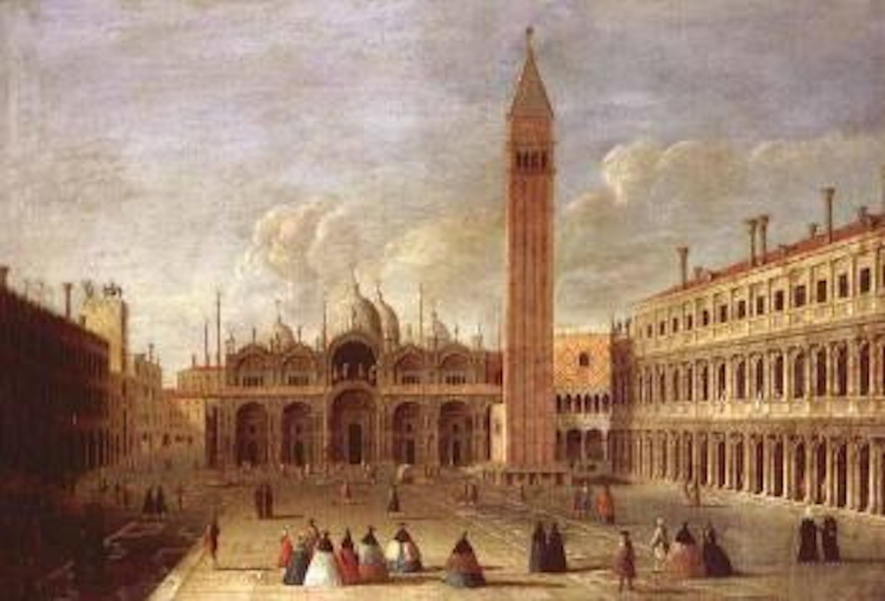 Venice, view of the Basilica by Apollonio Domenichini