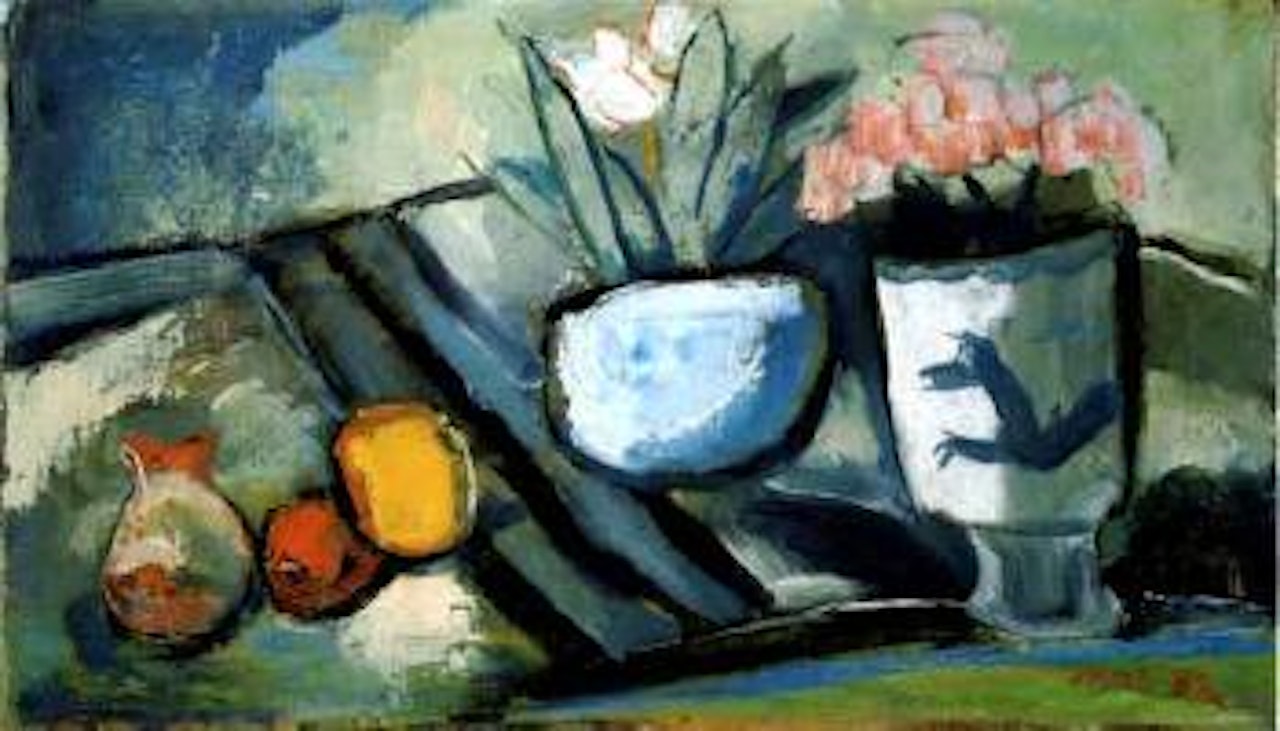 Flower still life by Guan Liang