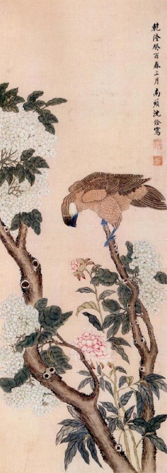 Birs and flowers by Shen Quan