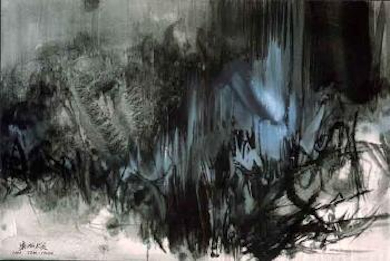Composition no.153 by Chu Teh-Chun