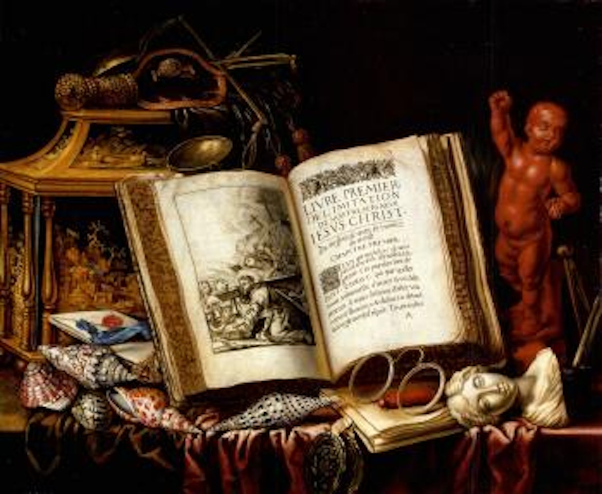 Vanitas still life by Simon Renard de Saint-Andre