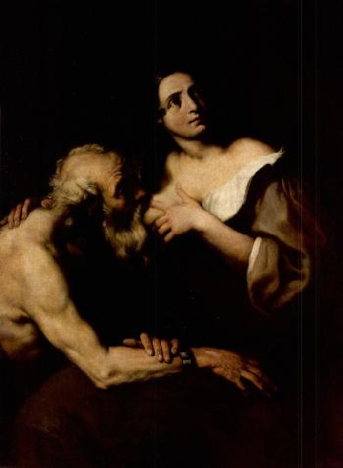 Roman charity by Circle of Luca Giordano