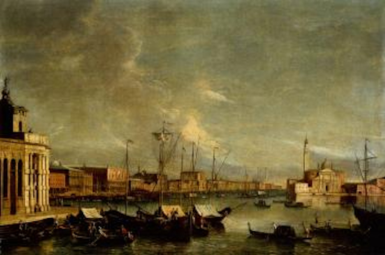 Bacino di san Marco, Venice with the Dogana and San Giorgio Maggiore by Apollonio Domenichini