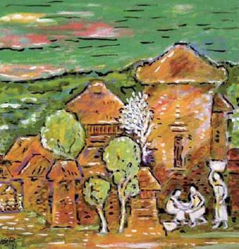 House in the village by Arie Smit