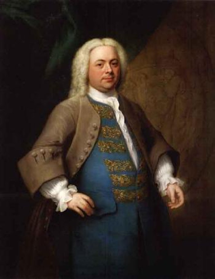 Portrait of Georg Friedrich Handel by Thomas Hudson
